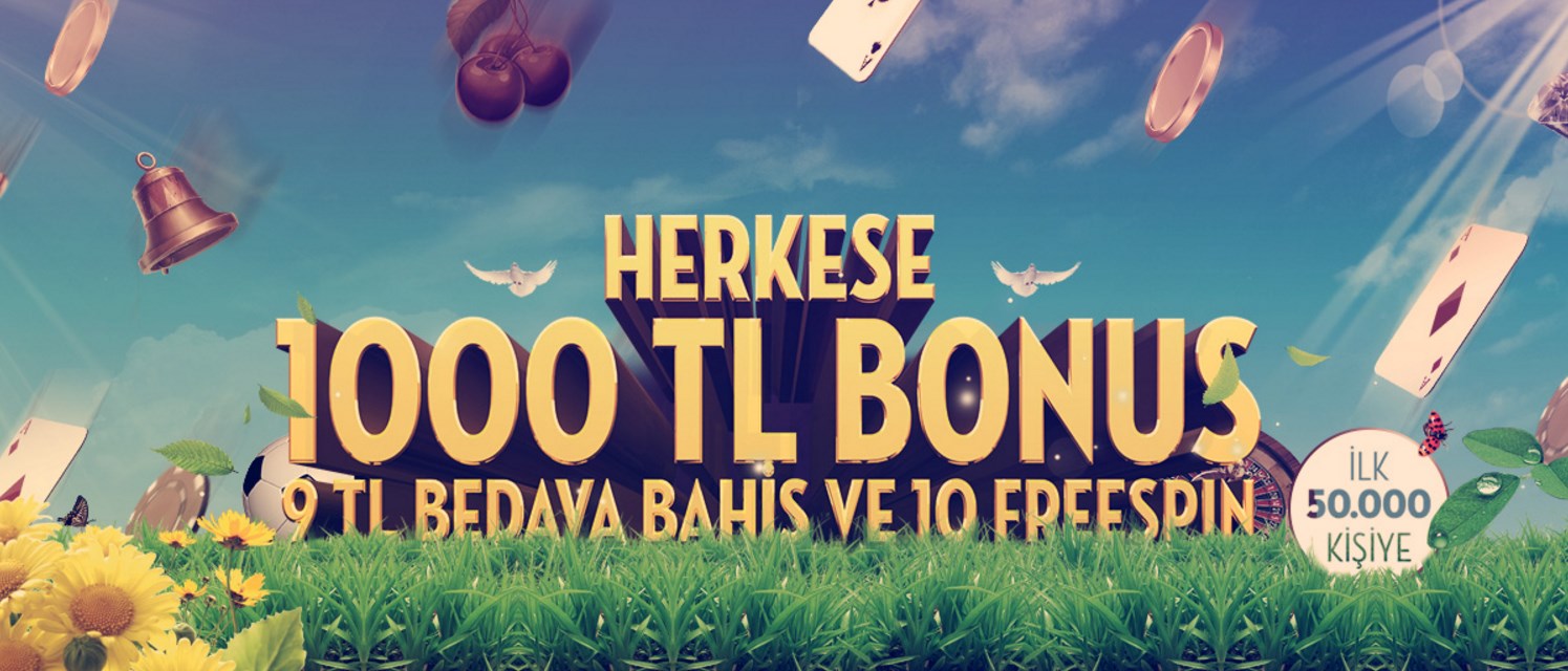 Bets10 Bahar 1000 TL Bonusu Kampanyası